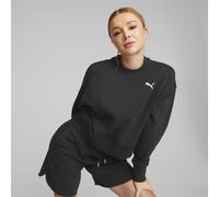 Puma Her CrewTR Schwarzes Damen-Sweatshirt L