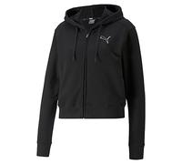 PUMA Her Full-Zip Kapuzensweatjacke Damen schwarz, L