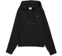 Hoodie PUMA "HER Oversized Hoodie Damen", Damen, Gr. S, schwarz, Obermaterial: 68% Baumwolle, 32% Polyester; Kapuzenfutter: 100% Baumwolle; Rippe: 3% Elasthan, 97% Baumwolle, oversize, Sweatshirts Hoo