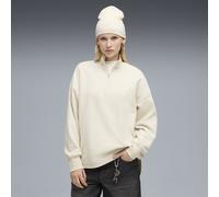 PUMA HER Oversized Winterized Sweatshirt Damen, Kleidung, Weiß, L White