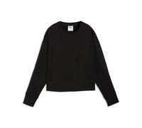 PUMA HER Relaxed Sweatshirt Damen, Kleidung, Schwarz, S