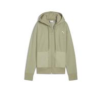 PUMA HER Relaxed Fleece Kapuzenjacke Damen 82 - lux army XS