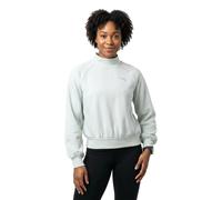 Sweatshirt PUMA "HER Relaxed Crew Sweatshirt mit Stehkragen Damen", Damen, Gr. XS, créme de mint grün, Obermaterial: 32% Polyester, 68% Baumwolle. Rippe: 97% Baumwolle, 3% Elasthan. Seitenpartie: 62% 