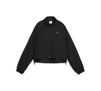 PUMA HER Relaxed Woven Jacke mit durchgehendem Reißverschluss