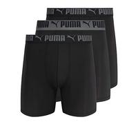 PUMA Herren 3 Pack Athletic Fit Boxer Briefs Retroshorts, Castlerock, Medium (3er Pack)