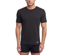 Puma Herren 3er-Pack T-Shirts mit Rundhalsausschnitt Unterhemd, Weiß/Grau/Schwarz, L