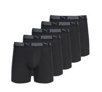 PUMA Herren 5 Pack Performance Boxer Briefs Retroshorts, Schwarz, Large