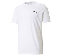 PUMA Herren Active Small Logo Men's T-shirt Tee, Weiß - White (White), XL EU