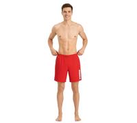 Puma Herren Bade-Shorts Sommer-Shorts mit Taschen stylische Schwimm-Hose Bademode 907002016 002 Rot M