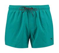 PUMA Herren Badehose Badeshorts Logo Short Length Swim Shorts, Farbe:Aqua2, Bekleidungsgröße:XXL