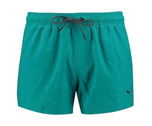 PUMA Herren Badehose Badeshorts Logo Short Length Swim Shorts, Farbe:Aqua2, Bekleidungsgröße:XXL