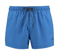 PUMA Herren Badehose Badeshorts Logo Short Length Swim Shorts, Farbe:Blue, Bekleidungsgröße:XS