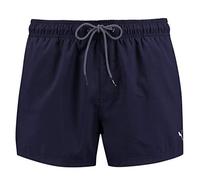 PUMA Herren Badehose Badeshorts Logo Short Length Swim Shorts, Farbe:Navy, Bekleidungsgröße:XS