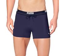 Puma Herren Trunk Badehose PUMA Swim Logo – elastischer Logobund – Navy S EU