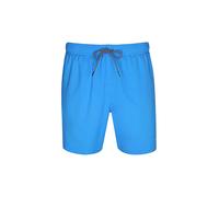 Badeshorts PUMA "PUMA SWIM MEN MID SHORTS 1P", Herren, Gr. XXL, N-Gr, ultra blau, Web, Obermaterial: 100% Polyester, Badehosen Badeshorts, High-Tech Reißverschluss an der Gesäßtasche, Seitentaschen (3