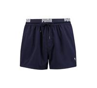 PUMA Herren Logo Short Length Swim Shorts Badehose, Navy, M EU