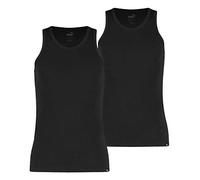 Puma Herren Basic 2p Tank Top Top, Schwarz (Black 200), Medium (Herstellergröße: 020)