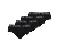 Puma Herren Basic Brief Slips 4P (Black/Black, L)