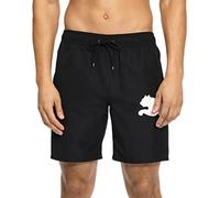 PUMA Herren Big Cat Volley Swim Board Short Badehose, Schwarz, L