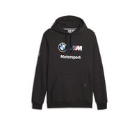 PUMA Herren BMW M Motorsport Essentials Fleece Hoodie Sweatshirt, Schwarz, Small