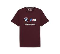 PUMA BMW M Motorsport Essentials Logo T-Shirt für Herren, Kleidung, Ruby Shimmer, M Red