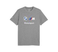 PUMA Herren BMW M Motorsport Essentials T-Shirt XL, Medium Gray Heather