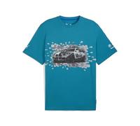 PUMA Herren BMW M Motorsport Graphic Mono T-Shirt L, Tropical Blue