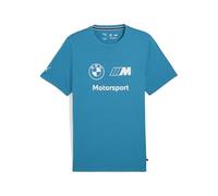 Puma BMW M Motorsport Essentials Logo T-Shirt für Herren | Mit Logo Print | Tropical Blue | Größe: XXL Blue