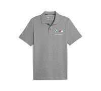 Poloshirt PUMA "BMW M Motorsport Herren" Gr. S, grau (medium gray heather) Herren Shirts (12804664-S) medium gray heather