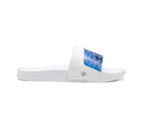 PUMA Herren BMW Motorsport Logo Leadcat 2.0 Slide Sandale, Puma White-cool Cobalt, 47 EU