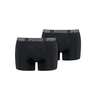PUMA Herren Bodywear Basic 2p Boxer Shorts, Schwarz, L EU