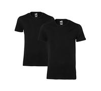 Puma Herren Bodywear Basic T-Shirt 2er Pack, schwarz, XL, 652001001
