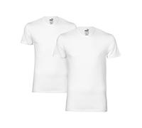 Puma Herren Bodywear Basic T-Shirt 2er Pack, weiß, L, 652001001