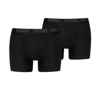 Puma Herren Boxershorts Men Everday Basic Boxers 2P 701226387-002 S Black/Phantom