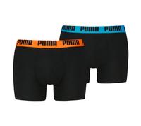 PUMA Herren Boxer Boxershorts Shorts Unterhosen Comfort Stretch 2er Pack, Wäschegröße:L, Artikel:-009 Black pop