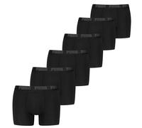 PUMA Herren Boxer Shorts, 6er Pack - Basic Boxer ECOM, Cotton Stretch, Everyday Schwarz / 2XL XXL Schwarz