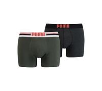 PUMA Herren Boxer Shorts Bodywear Placed Logo 2er Pack
