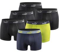 PUMA Herren Boxershort Limited Statement Edition 6er Pack - Black-Blue-Lime New - Gr. L