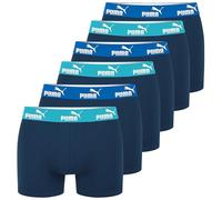 PUMA Herren Boxershort Limited Statement Edition 6er Pack - Blue-Navy Mix - Gr. XL