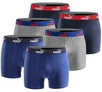 PUMA Herren Boxershort Limited Statement Edition 6er Pack - Blue Power Sodalite - Gr. S