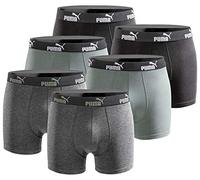 Puma Herren Boxershorts 6er Pack green black : XXL
