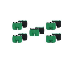 Puma Herren Boxershorts 10er Pack Amazon Green : M