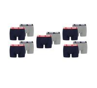 Puma Herren Boxershorts 10er Pack Navy Grey Melange : XL