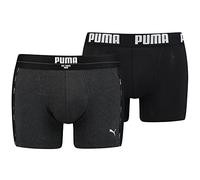 PUMA Herren Boxershorts (2er Pack) (DE/NL/SE/PL, Alphanumerisch, XL, Regular, Regular, Black 200)