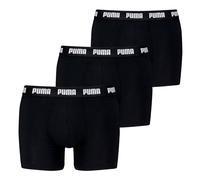Boxershorts PUMA "PUMA MEN EVERYDAY BOXERS 3P", Herren, Gr. XXL, schwarz, Obermaterial: 95% Baumwolle, 5% Elasthan, eng, Unterhosen, mit Komfortbund (94141008-XXL) schwarz