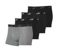 Puma Herren Boxershorts, 4 Stück (Schwarz/Grau, XL)