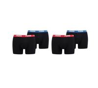 Puma Herren Boxershorts 4er Pack Black Blue Red : XL