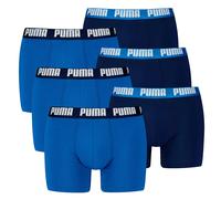 PUMA Herren Boxershorts, 6er Pack - Everyday Basic Boxers 6P, Cotton Stretch, einfarbig Blau XXL