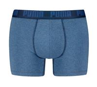 PUMA Herren Boxershorts, 6er Pack - Everyday Basic Boxers 6P, Cotton Stretch, einfarbig Blau Denim L