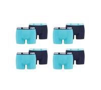 Puma Herren Boxershorts 8er Pack Aqua Blue 2.0 : S